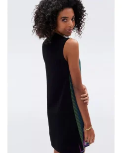 DVF Meta Sleeveless Stripe Dress