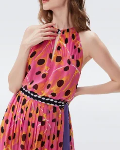 DVF Miriam Dot Maxi Dress