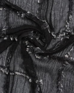 Echo Faux Fur Plaid Wrap