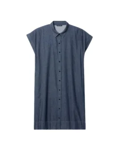 Eileen Fisher Cotton Twill Shirt Dress