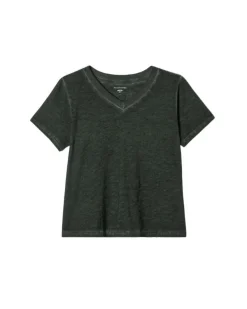 Eileen Fisher Hazy Slub Cotton Tee