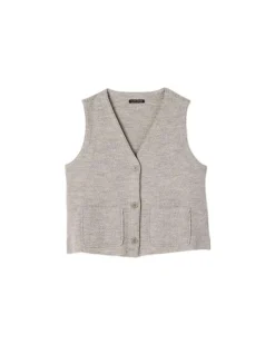 Eileen Fisher Lightweight Boiled Wool Vest