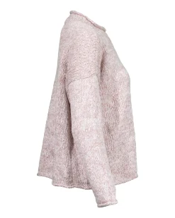 Eileen Fisher Orgain Cotton Funnel Neck Sweater