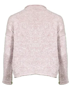 Eileen Fisher Orgain Cotton Funnel Neck Sweater