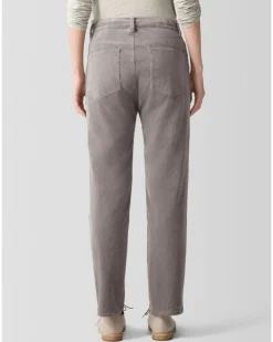 Eileen Fisher Organic Cotton Stretch Corduroy Straight Pant