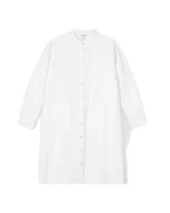 Eileen Fisher Organic Linen Mandarin Collar Dress