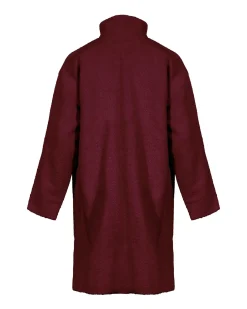 Eileen Fisher Sheared Suri Alpaca Stand Collar Coat