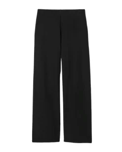 Eileen Fisher Stretch Crepe Wide Leg Pant