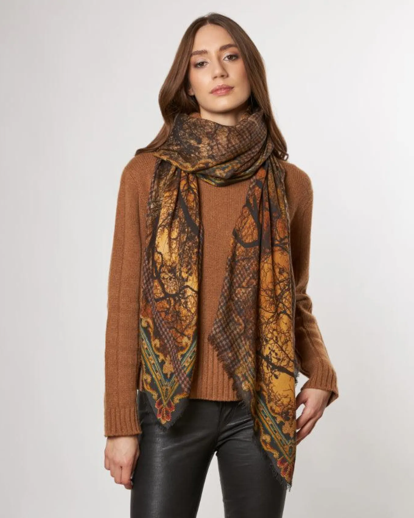 Faliero Sarti Trees Scarf