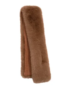 Faux Fur Pull Through Scarf