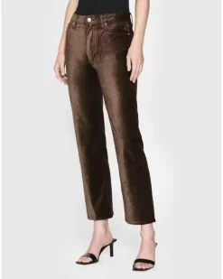 Frame Le Sleek Straight Velveteen Pant