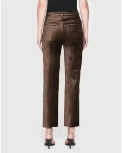 Frame Le Sleek Straight Velveteen Pant