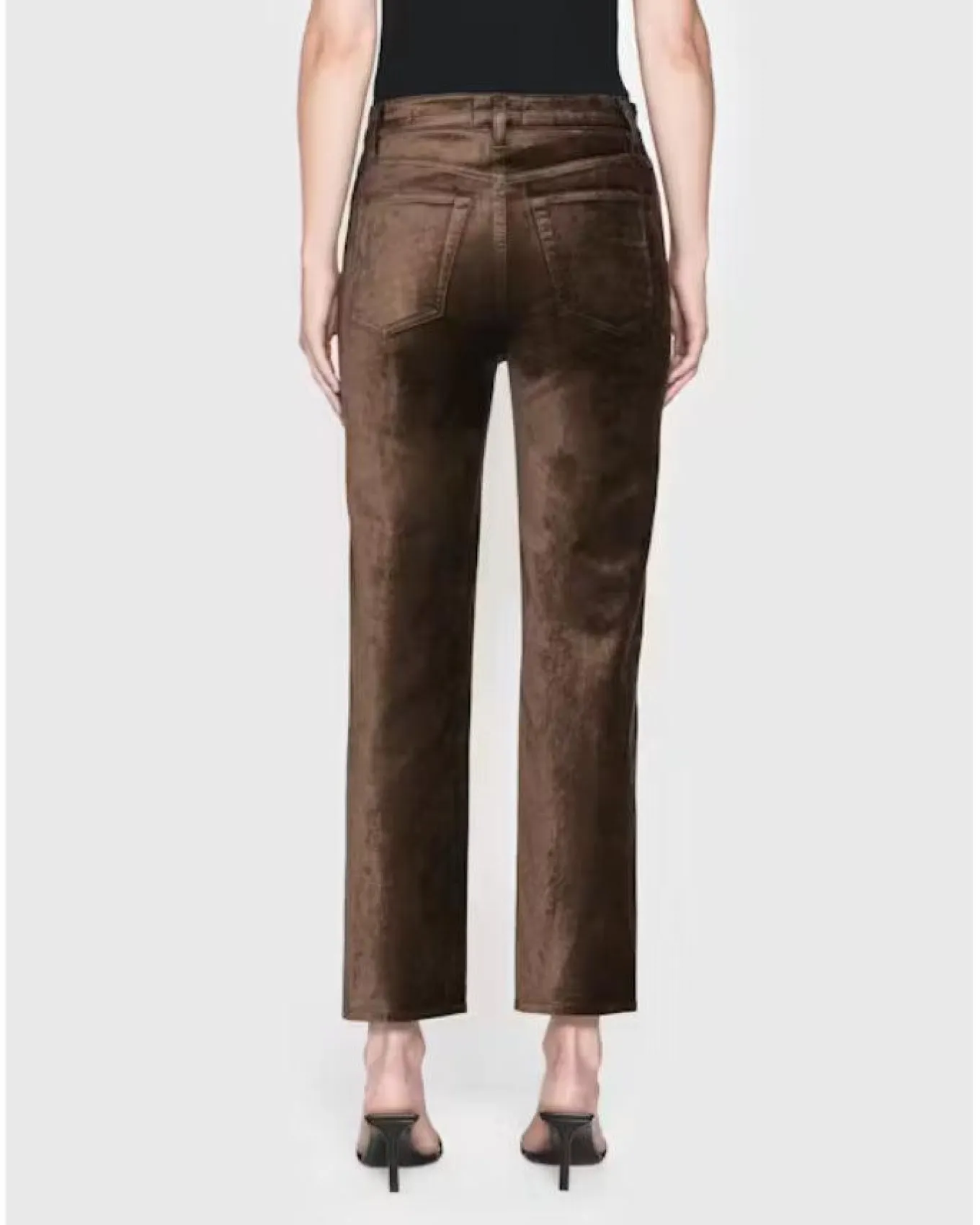 Frame Le Sleek Straight Velveteen Pant