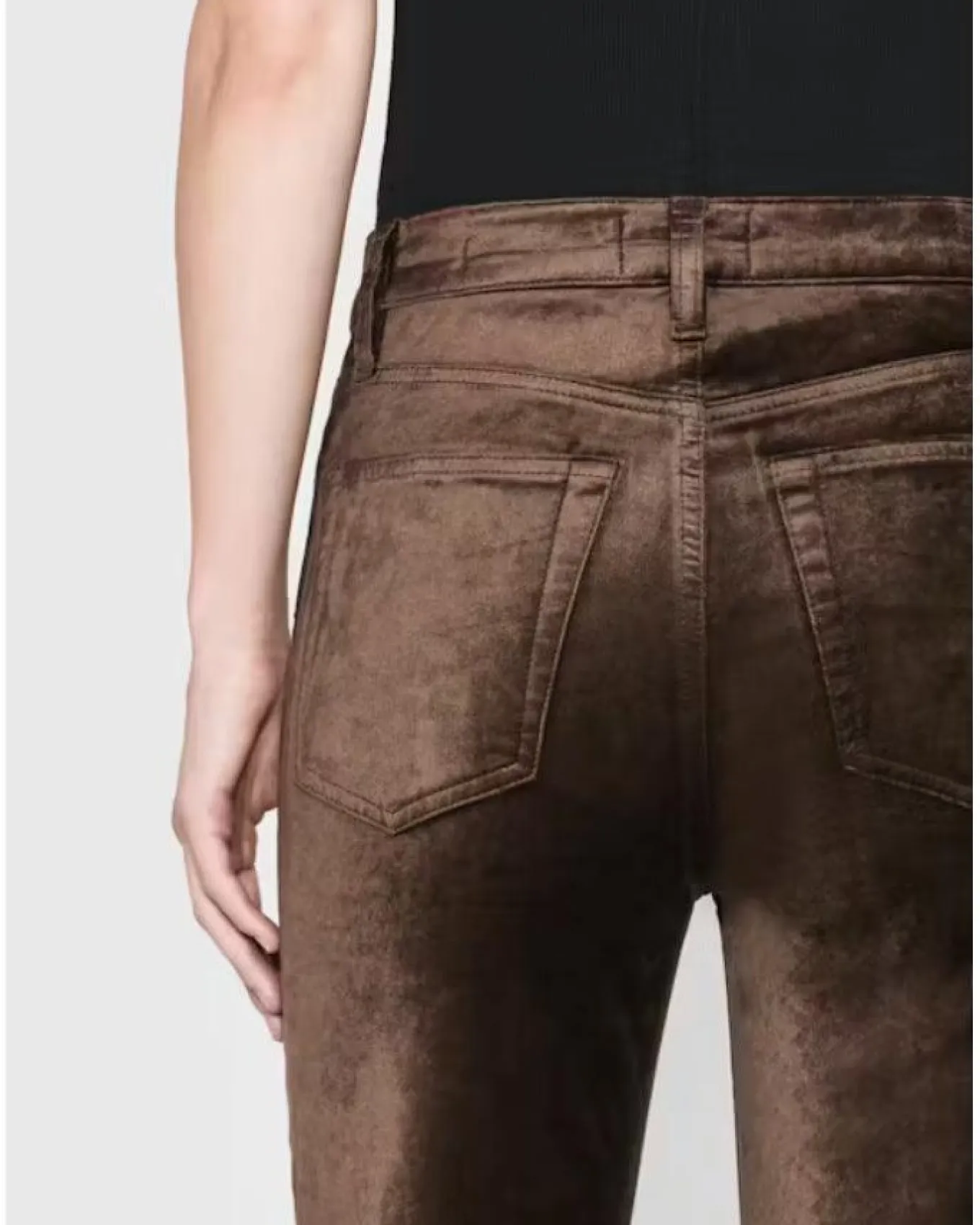 Frame Le Sleek Straight Velveteen Pant