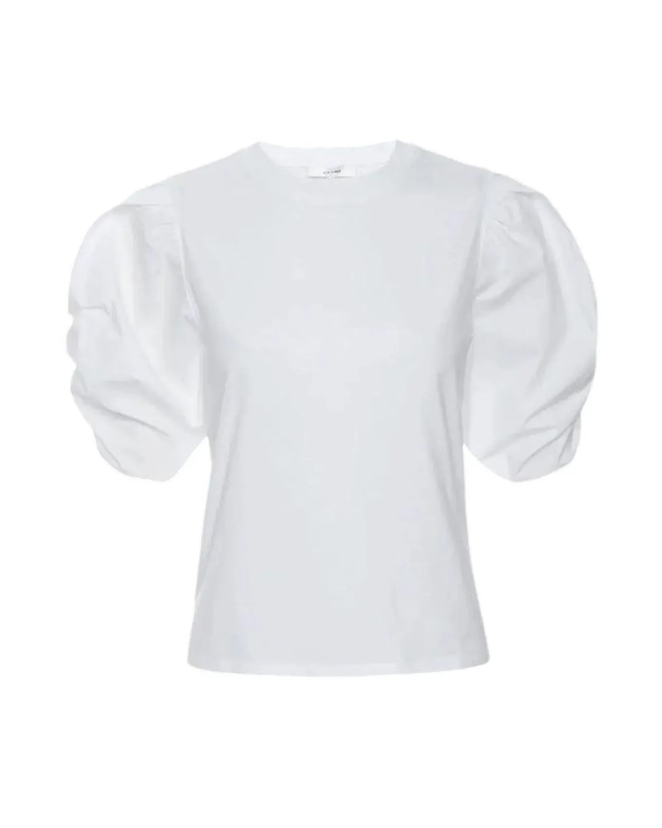 Frame Pleated Puff Sleeve Tee