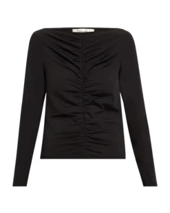 Frame Ruched Long Sleeve Top
