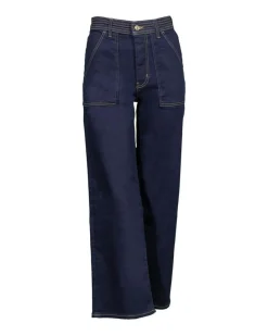 Frame Trapunto Straight Leg Jeans
