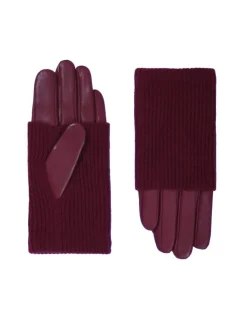 HiSO Leather Cashmere Combo Gloves