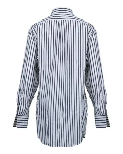 Hugo Boss Berry Saturday Striped Slim Shirt