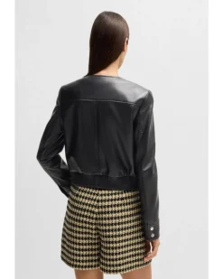 Hugo Boss Sadenita Leather Jacket