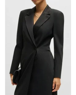 Hugo Dackea Tuxedo Dress