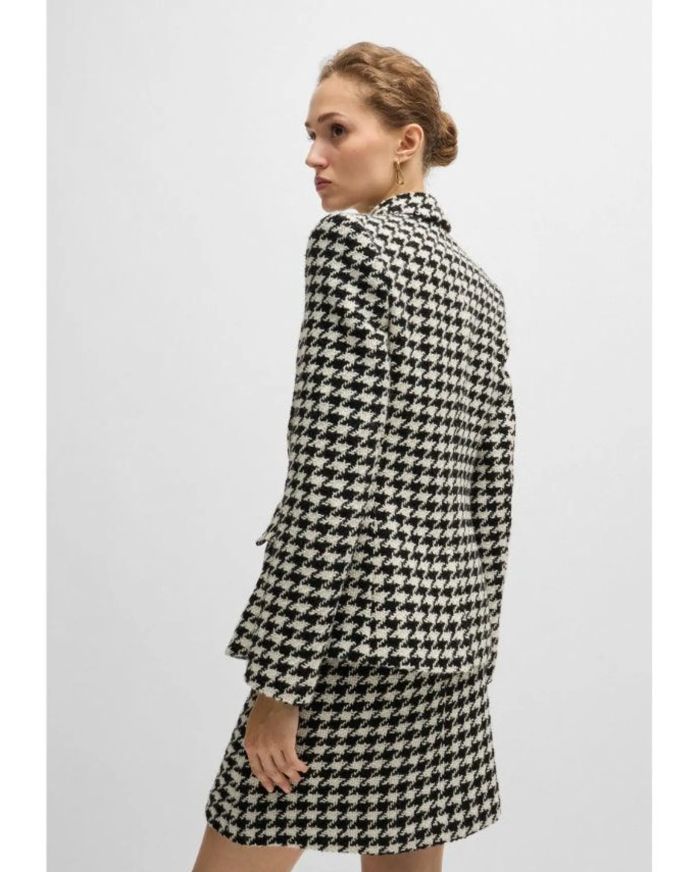 Hugo JIA-DB2 Houndstooth Jacket