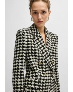 Hugo JIA-DB2 Houndstooth Jacket