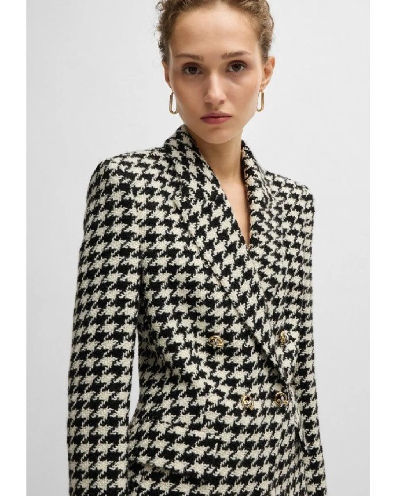 Hugo JIA-DB2 Houndstooth Jacket