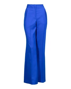 Hugo Talia Long Wool Twill Fit Flared Pants