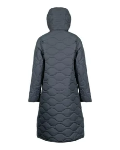 Ilse Jacobsen Long Quilted Hooded Coat