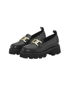 Ilse Jacobsen Miley Leather Platform Loafer