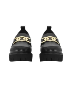 Ilse Jacobsen Miley Leather Platform Loafer