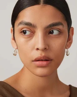 Jenny Bird Colette Hoops Silver Small