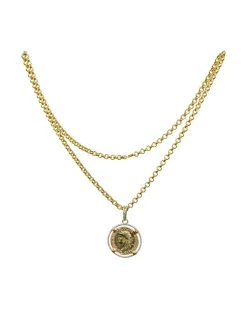 Karyn Chopik Roman Coin Necklace