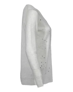 Kinross Cashmere Crystal Pullover