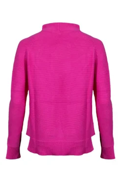 Kinross Cashmere Garter Funnel Neck Pullover