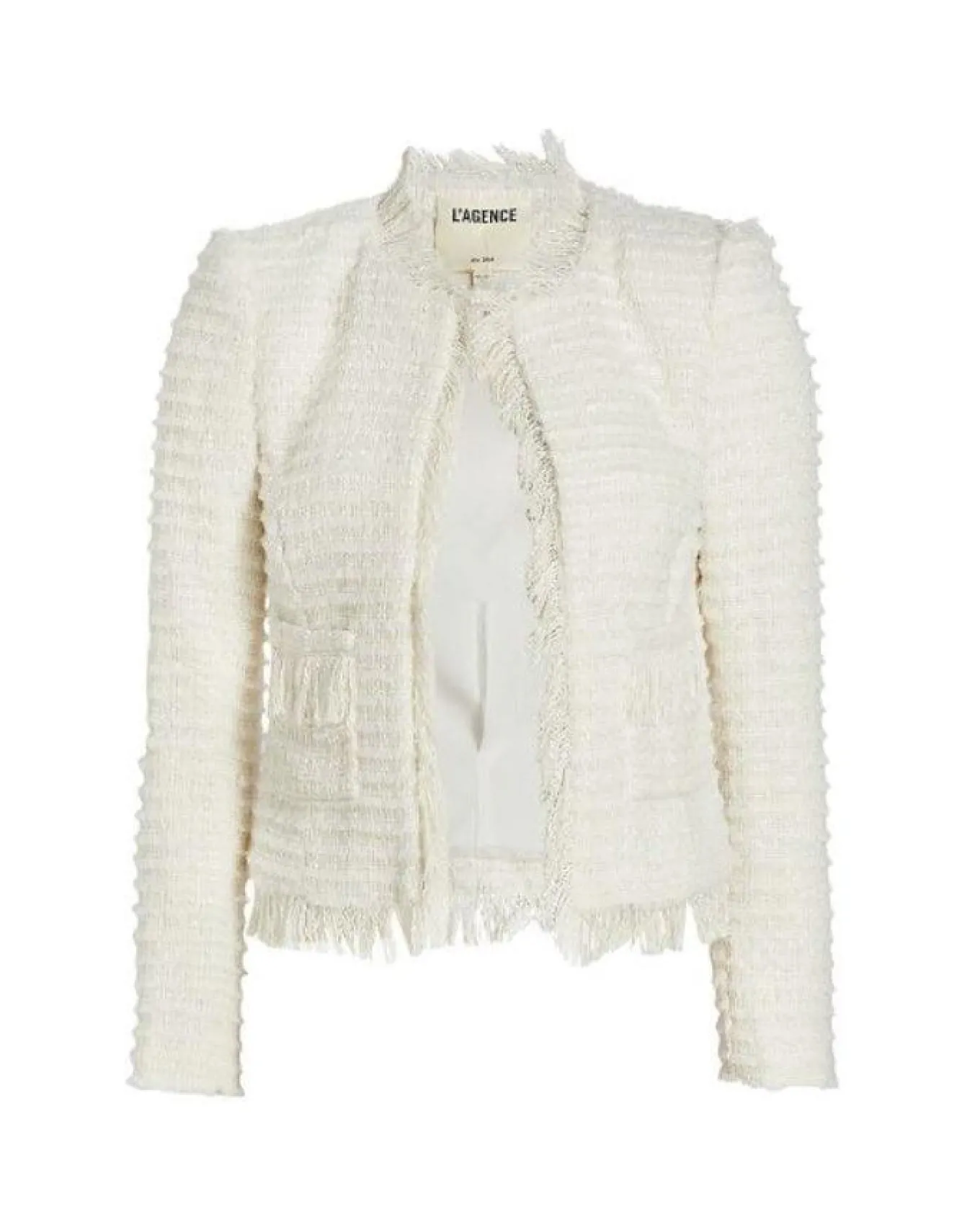 L'Agence Angelina Tweed Blazer