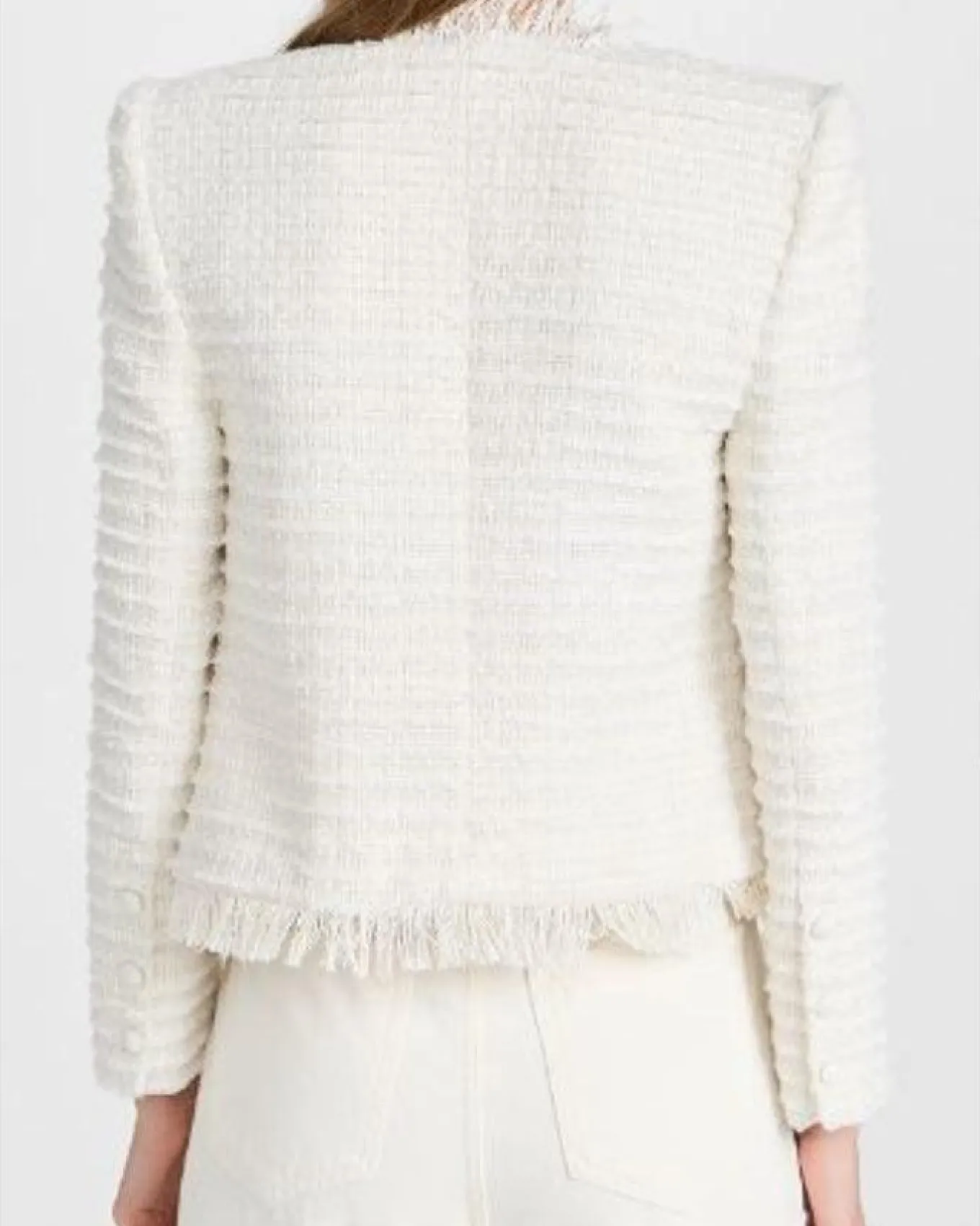 L'Agence Angelina Tweed Blazer