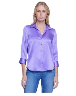 L'Agence Dani 3/4 Sleeve Blouse