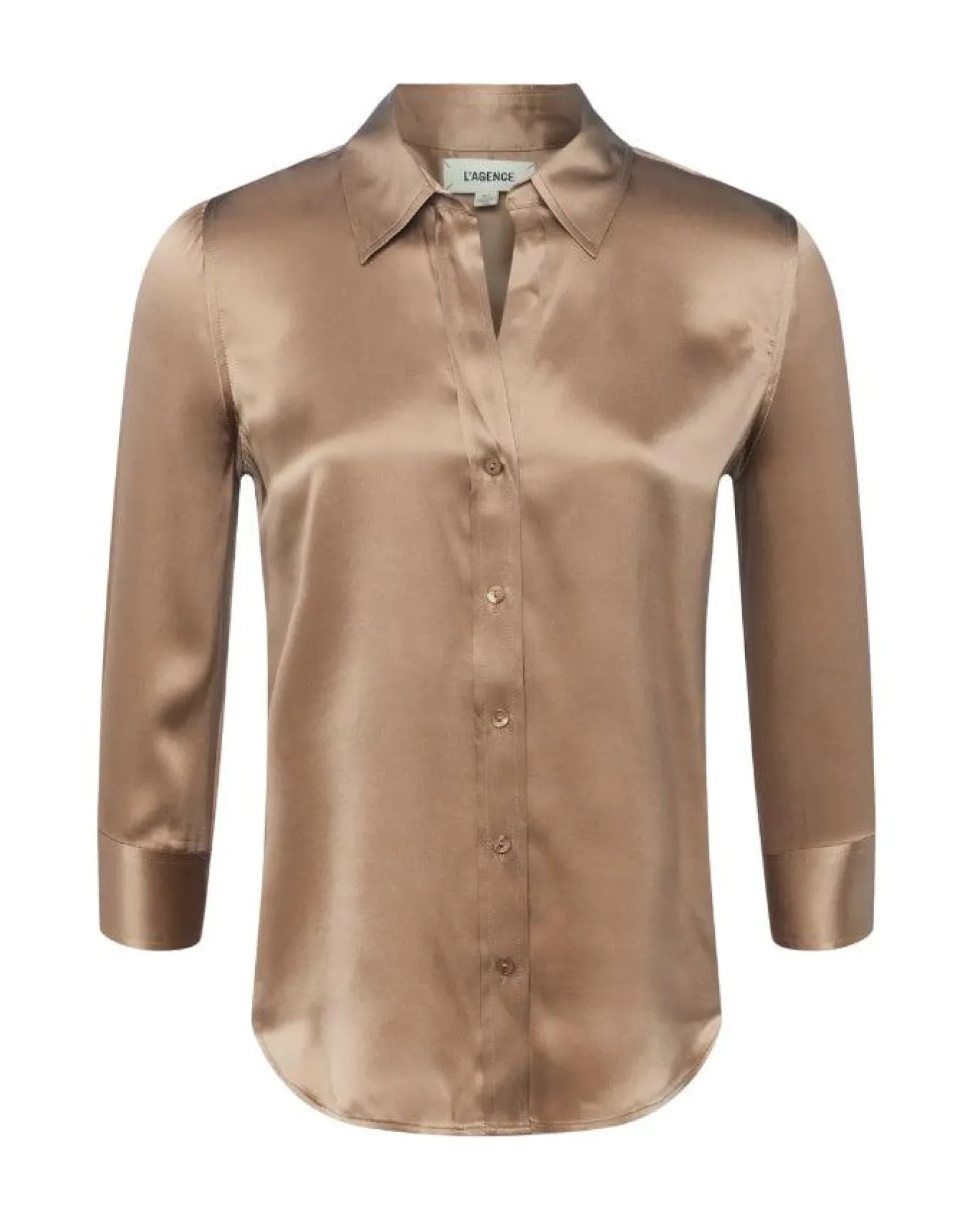 L'Agence Dani 3/4 Sleeve Silk Blouse
