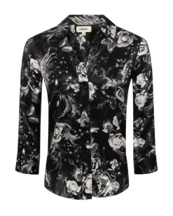 L'Agence Dani Black Zodiac Blouse