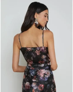 L'Agence Gabriella Floral Silk Camisole