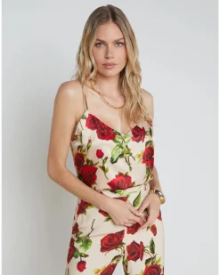 L'Agence Jane Silk Romantic Rose Camisole