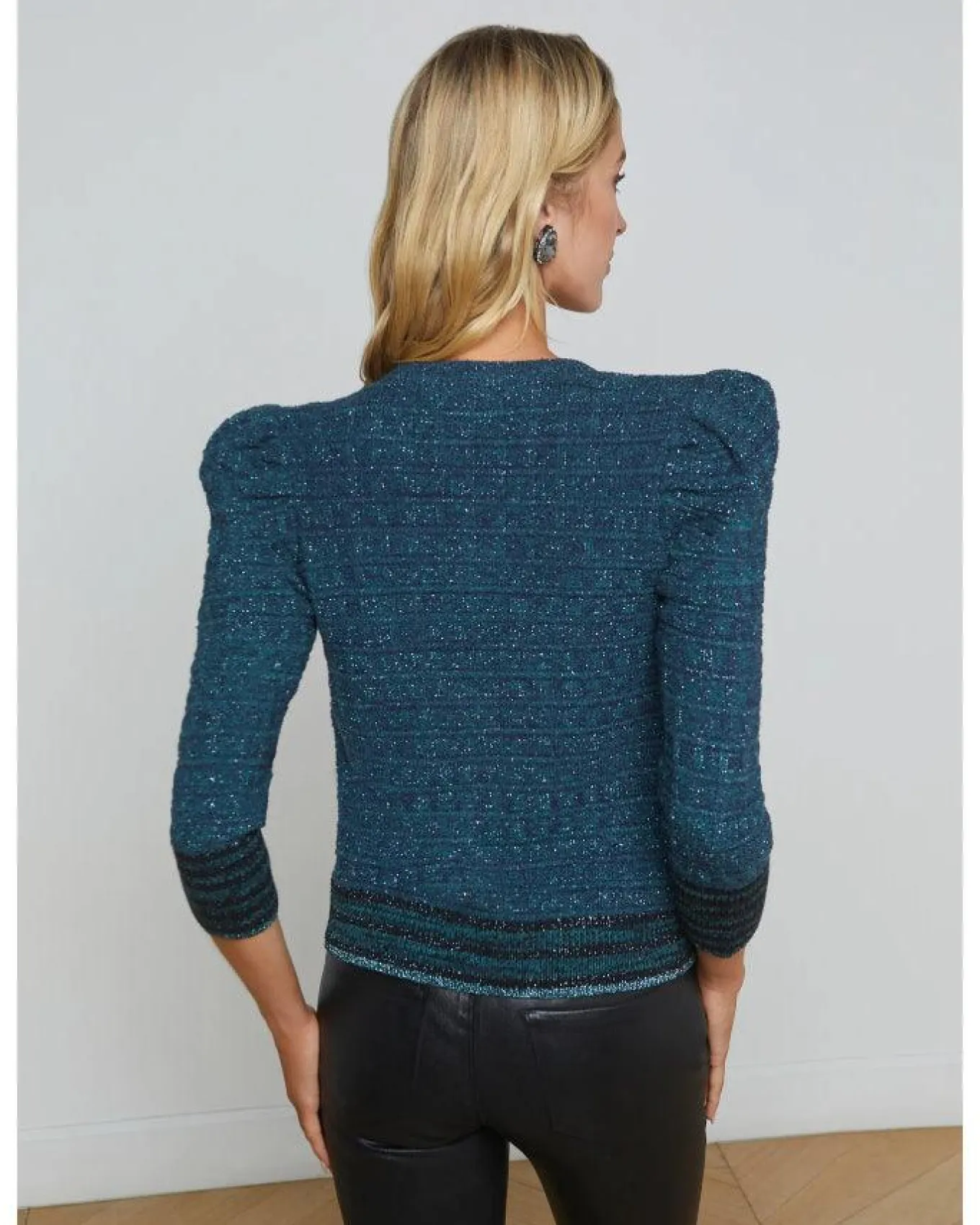 L'Agence Jenni Waffle Stitch Cardi