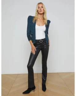 L'Agence Jenni Waffle Stitch Cardi