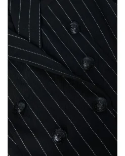 L'Agence Kendi Pinstriped Long Blazer