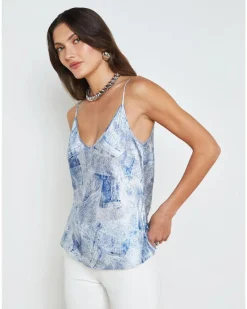 L'Agence Lexi Denim Pring Camisole