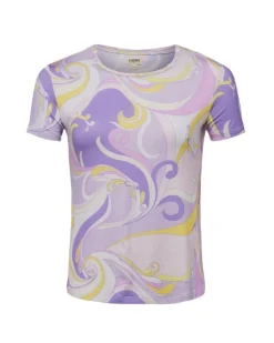 L'Agence Light Orchid Multi St Martin Ressi Tee