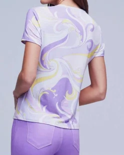 L'Agence Light Orchid Multi St Martin Ressi Tee