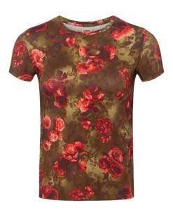 L'Agence Ressi Floral Cheetah Tee